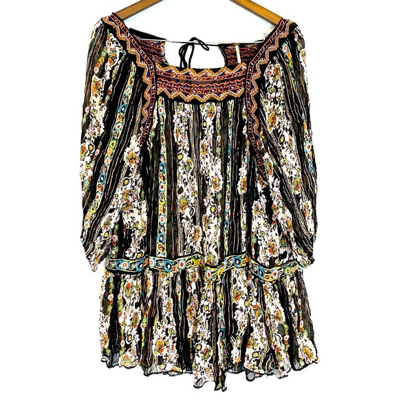 Free People Dance Magic Tunic in Black - Picture 3 of 9